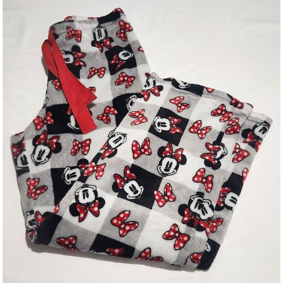 Disney Minnie Mouse Fleece Sleep Pants Size Large (12/14) Girls - Picture 2 of 7